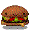 Ein lachender Burger